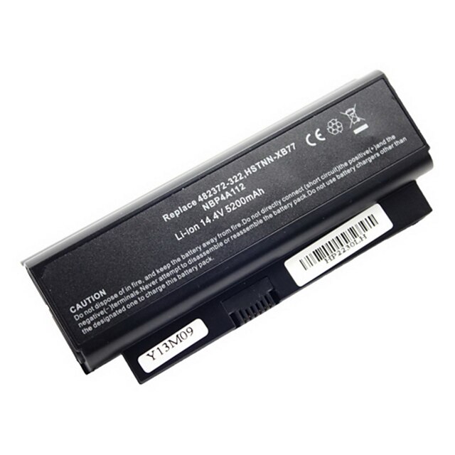  5200mAh udskiftning laptop batteri til HP Business Notebook 2230s Presario cq20 series 8cell - sort