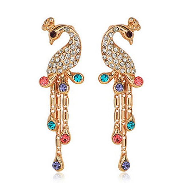  Delicate Alloy With Rhinestone Women's Earrings(More Colors)