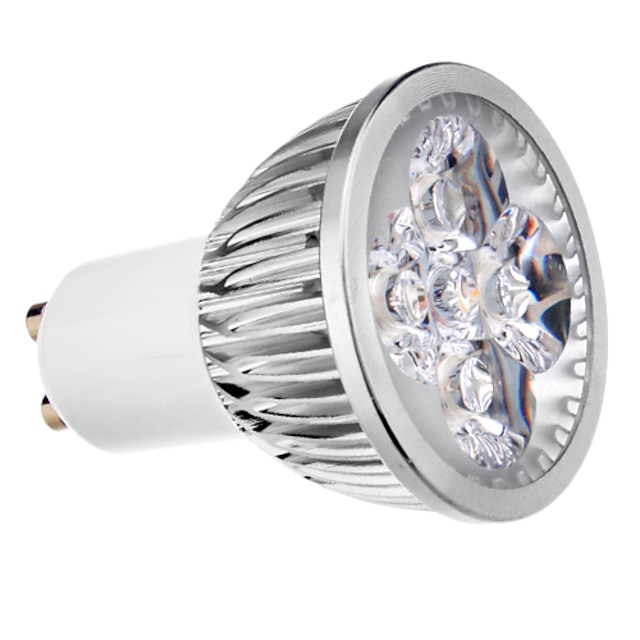  Lâmpadas de Foco de LED 350 lm GU10 Contas LED Branco Quente 220-240 V