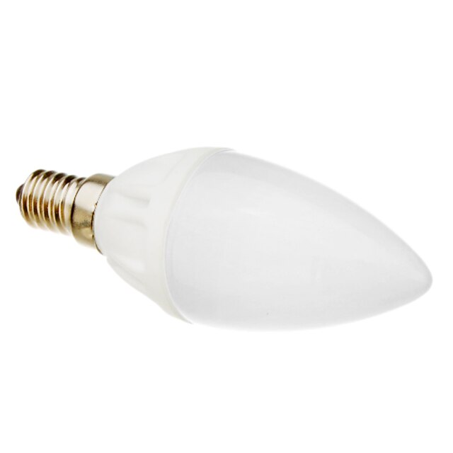  1pc 3 W LED Kerzen-Glühbirnen 270 lm E14 C35 10 LED-Perlen SMD 3328 Warmes Weiß 220-240 V / RoHs
