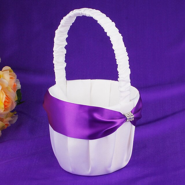  Bowknot / Ribbons Satin Flower Basket Classic Theme