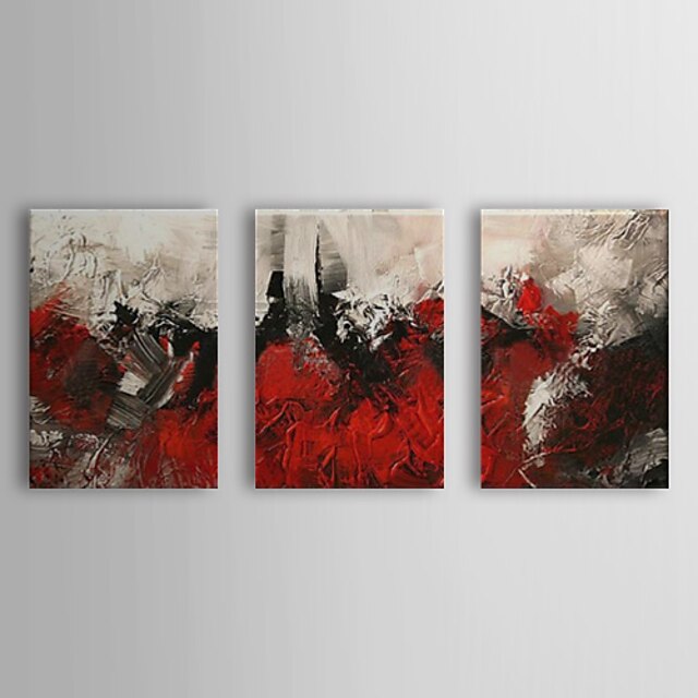  Oil Painting Hand Painted - Abstract Canvas Three Panels