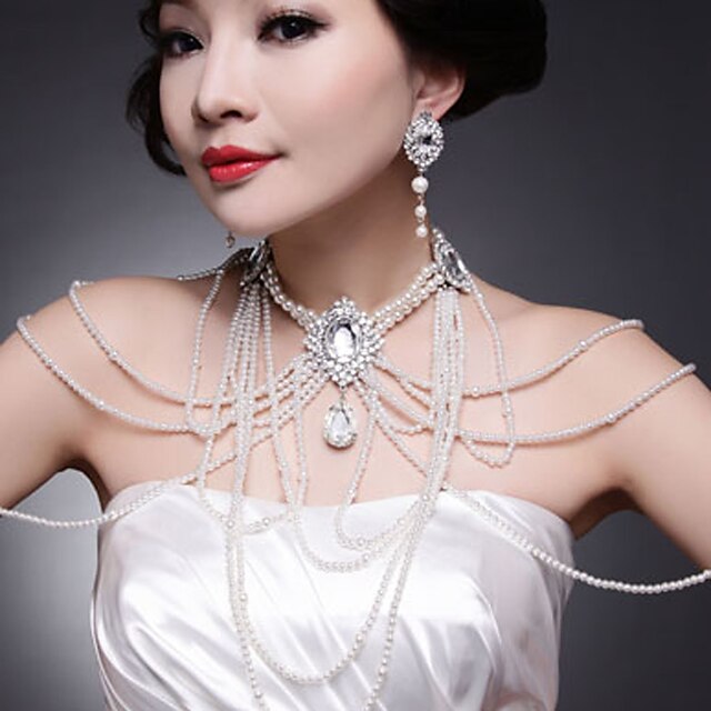  Jewelry Set Women's Anniversary / Wedding / Engagement / Birthday / Gift / Party / Special Occasion Jewelry Sets AlloyImitation Pearl /
