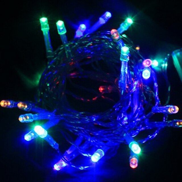  40-LED 5M Праздник Рождества Христова украшения RGB света шнура СИД