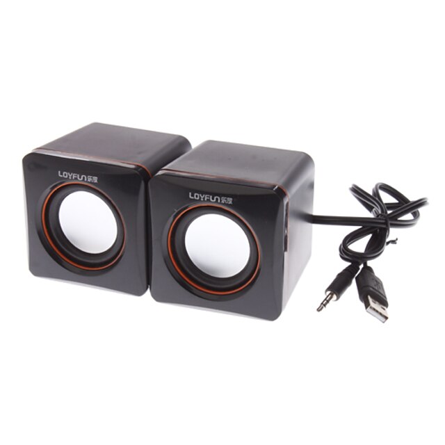  LF-701 Stereo Mini Speaker Box para Laptops