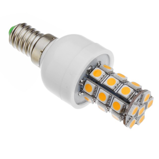  LED corn žárovky 530-560 lm E14 T 27 LED korálky SMD 5050 Teplá bílá 85-265 V