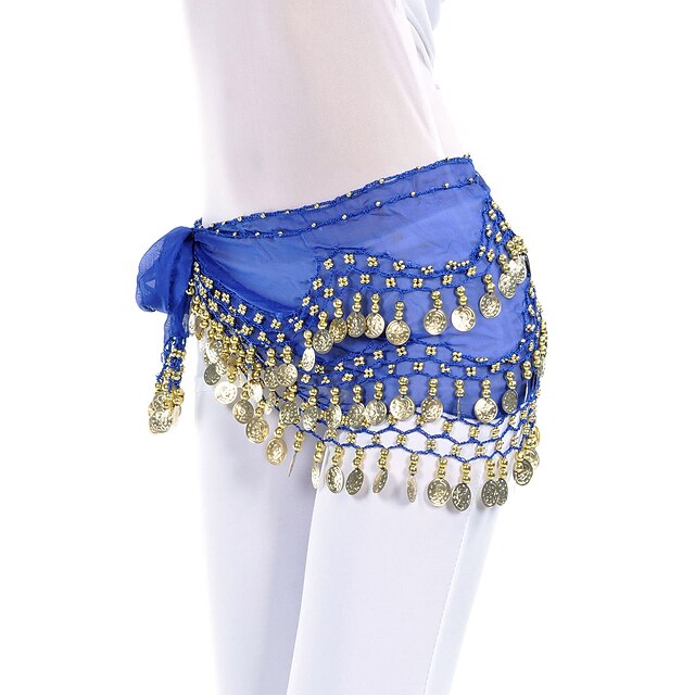 Belly Dance Hip Scarf Women's Training Chiffon 9