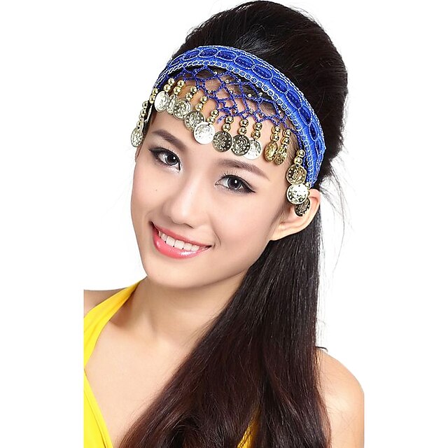  Performance Alloy mit Perlen Bauchtanz Kopfschmuck für Damen (weitere Farben)