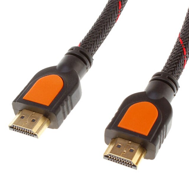  2M 6FT V1.4 Full HD 1080P HDMI  with Ethernet HDMI High Speed HDMI Cable w/Ferrite Cores  