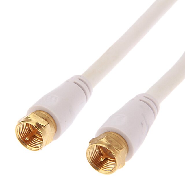  JSJ® 3M 9.84FT Coaxial F-Type Male to Male CCTV Cable - White