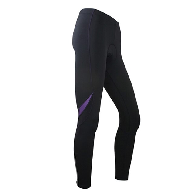  SANTIC Pentru femei Colanți Cycling - Negru Bicicletă Pantaloni Keep Warm Rezistent la Vânt Căptușeală Din Lână Sport Iarnă Spandex Poliamidă Ciclism montan Ciclism stradal Îmbrăcăminte / Avansat