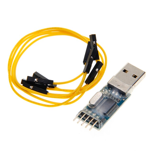 PL2303HX USB till TTL omvandlare Adapter Modul med Dubond gänga 