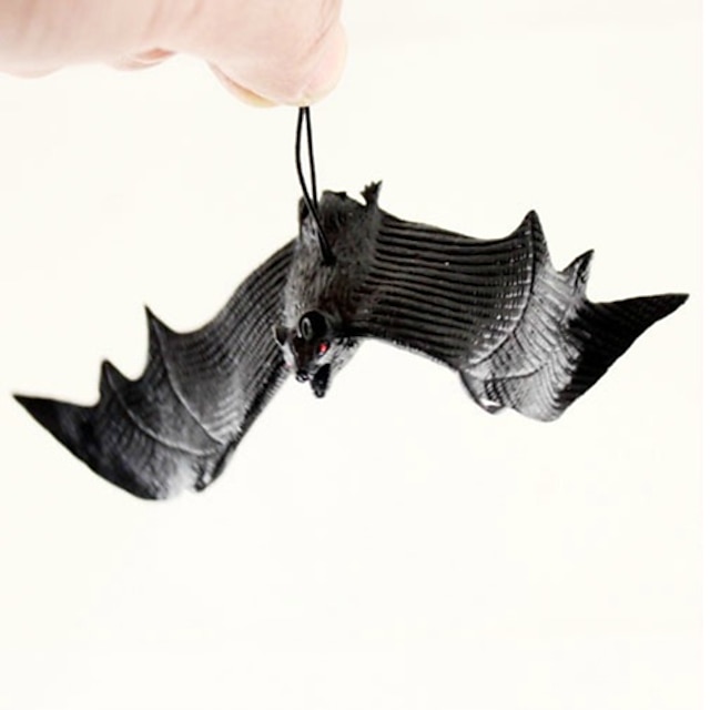  Realistické Scary Živoucí Big Bat žert (13.2x4.8x5cm, Random Color, 1KS)