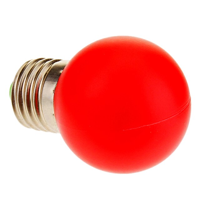  1W E26/E27 LED-pallolamput 12 60-80 lm Punainen AC 220-240 V