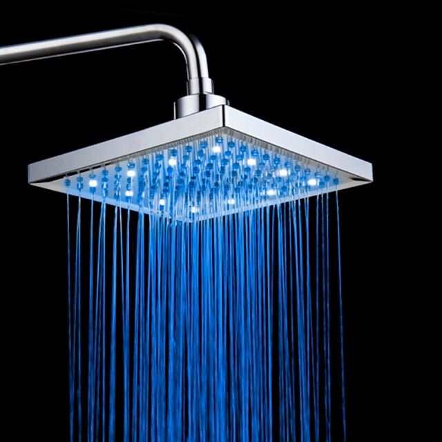  Chrom modrá LED Sprchová hlavice