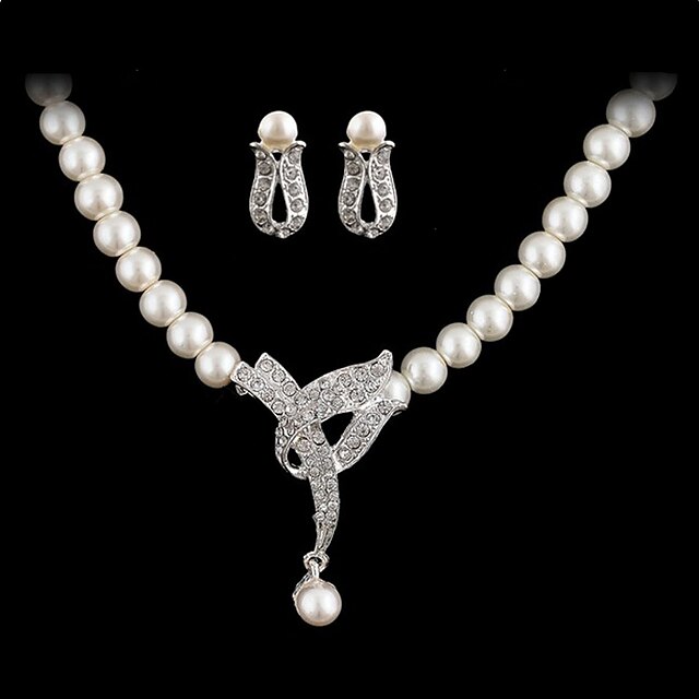  Jewelry Set Women's Anniversary / Wedding / Engagement / Birthday / Gift / Party / Daily / Special Occasion Jewelry Sets AlloyImitation