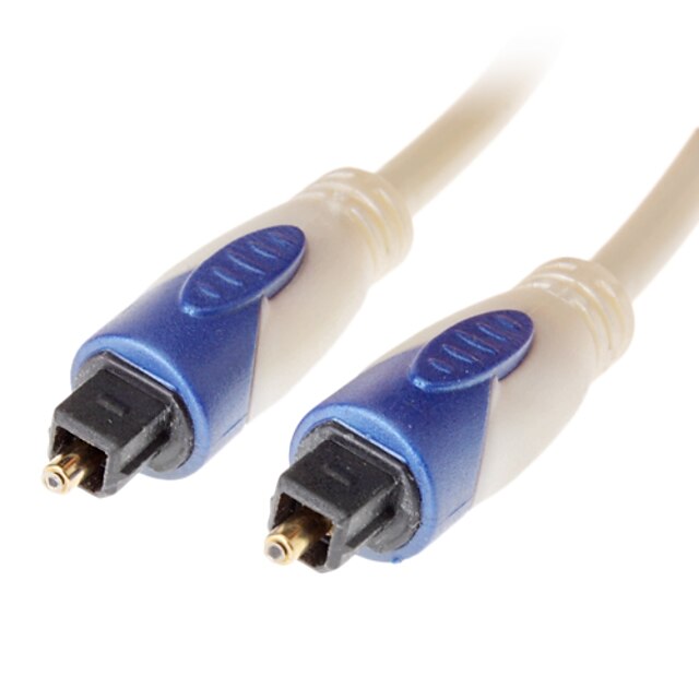  Optische Toslink M / M Square-Port audiokabel Pearl White (5M)