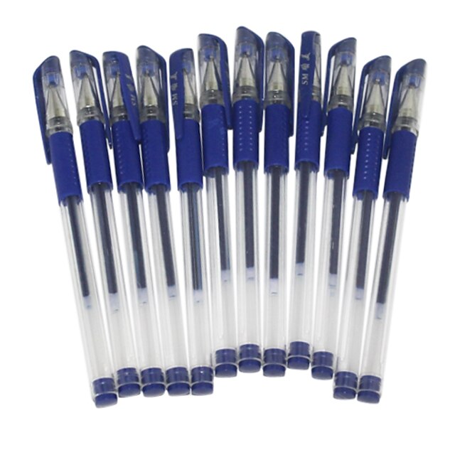  albastru cerneală set de pix set de set de 12 pentru scoli / birou scris instrumente