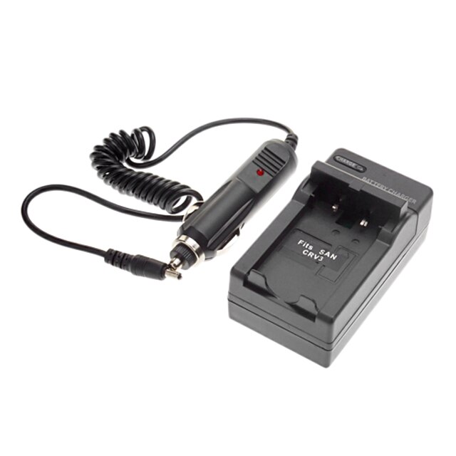  CR-V3 batterie AC Chargeur voiture pour Sanyo DSC-AZ1 S3 R1 SX1Z