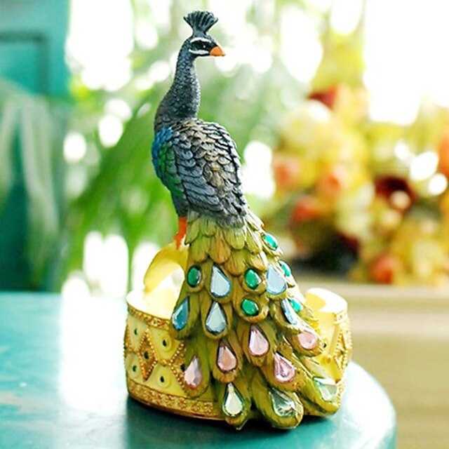  Country Style Peacock Tvar Popelník