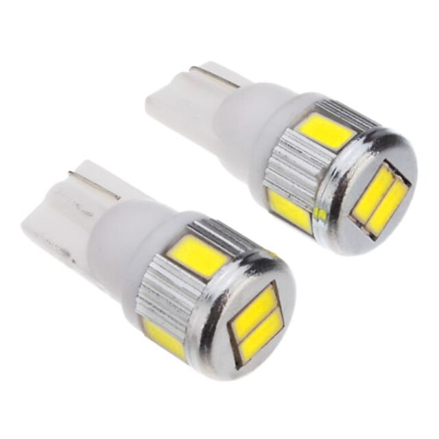  10pcs Trådanslutning Bilar Glödlampor 2 W SMD 5730 150 lm 6 LED Sidomarkeringsljus Till Universell