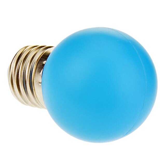  1W E26/E27 Bulb LED Glob 12 70-90 lm Albastru AC 220-240 V