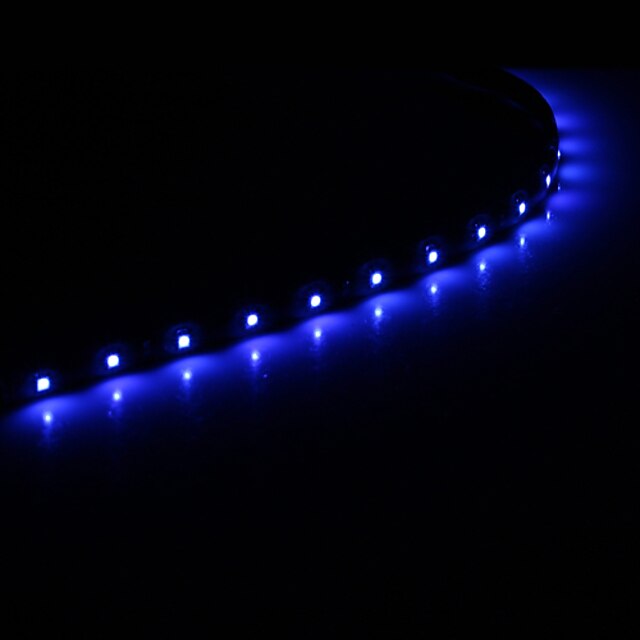  0,5m Ευέλικτες LED Φωτολωρίδες 15 LEDs 1210 SMD Άσπρο / Μπλε Κατάλληλο για Οχήματα / Αυτοκόλλητο 12 V 1pc