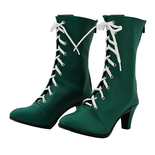  Cosplay Stiefel Sailor Moon Makoto Kino Anime Cosplay Schuhe PU-Leder Damen Halloween Kostüme