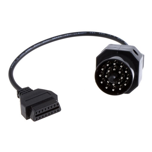  For BMW 20Pin to 16Pin OBD 2 Female Adapter Connector Cable