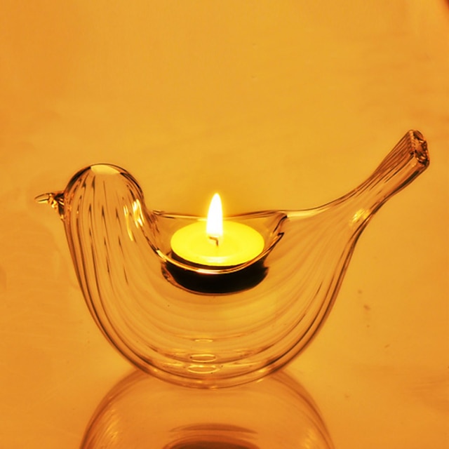  Modern / Zeitgenössisch Glas Kerzenhalters Votiv 1pc, Kerze / Kerzenhalter