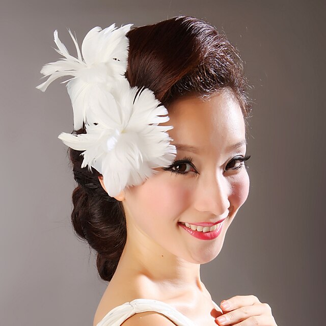  Pena Flores Headpieces casamento