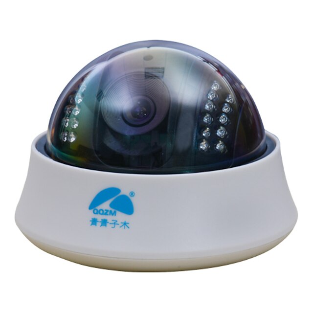 qqzm ip dome camera (nachtzicht, bewegingsdetectie, 22 IR LED), p2p