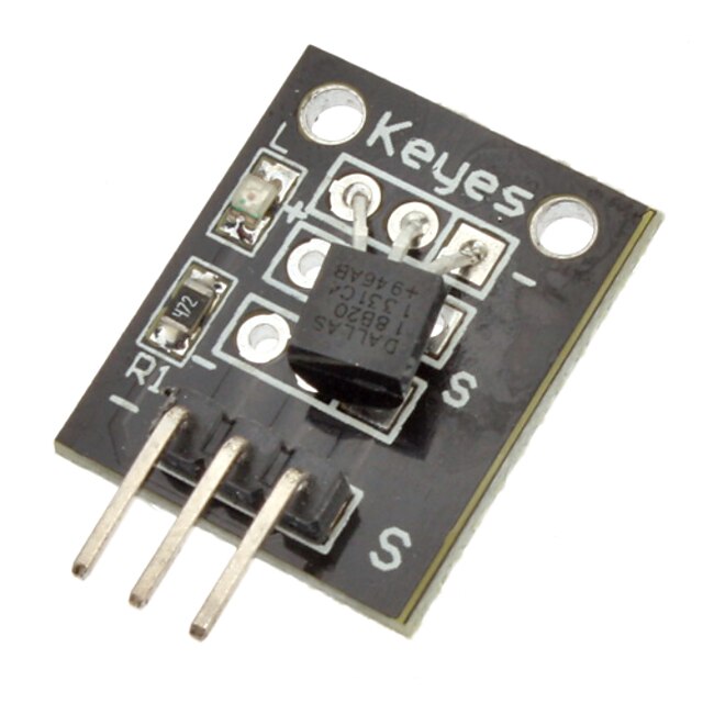  digital temperaturføler modul DS18B20 for (til Arduino) (-55 ~ 125 ℃)