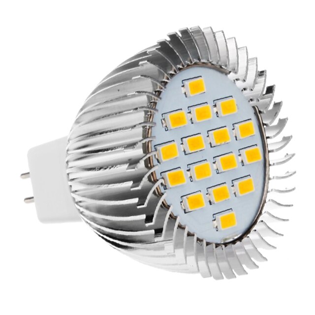  5W GU5.3(MR16) / E26/E27 Żarówki punktowe LED 16 SMD 5630 420-450 lm Ciepła biel AC 220-240 V