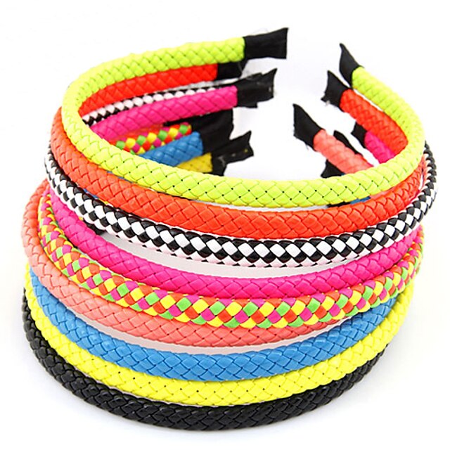  Sweet Style Weave Headbands(Random Color)