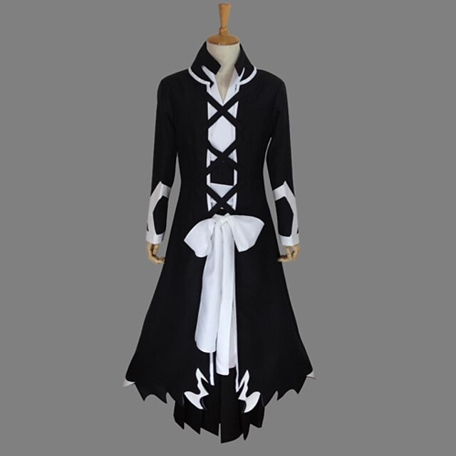  Inspired by Dead Ichigo Kurosaki Anime Cosplay Costumes Cosplay Suits / Kimono Patchwork Long Sleeve Coat / Top / Gloves For Men's