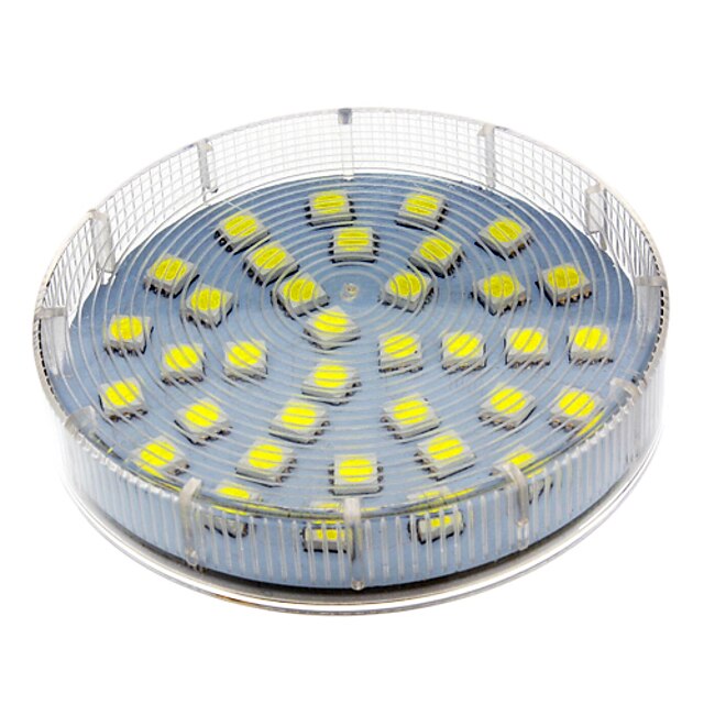  1kpl gx53 5w 280-350 lm led valonheitin 36 led-helmet smd 5050 lämmin valkoinen / kylmä valkoinen / luonnonvalkoinen 220-240 v