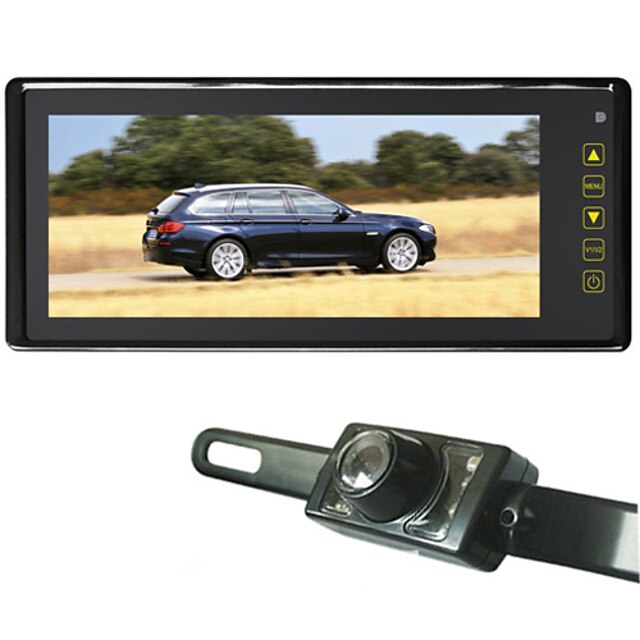  Car Rear View Mirror With  8.8 Inch High Quality TFT-LCD Monitor With Parking System Camera