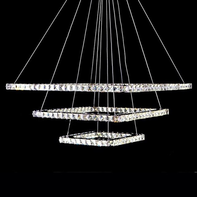 UMEI™ 50 cm (20 inch) Crystal / Bulb Included / LED Pendant Light Metal Electroplated Modern Contemporary 110-120V / 220-240V