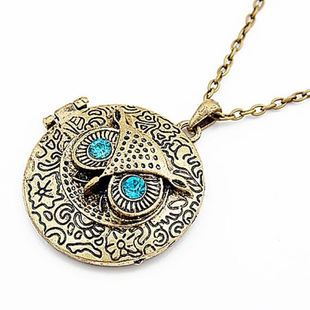  Women's Pendant Necklaces Vintage Necklaces Owl Alloy Jewelry For Party Daily