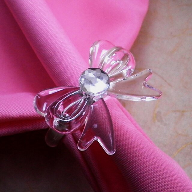  Bow-knot serwetki Pierścień, akryl