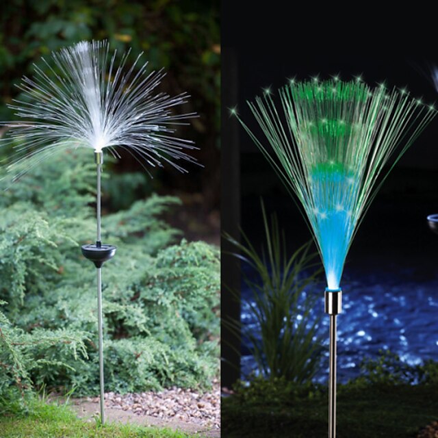  2pcs Gartenleuchte Leuchte für Rasenplatz 1 LED-Perlen Hochleistungs - LED Dekorativ Mehrfarbig