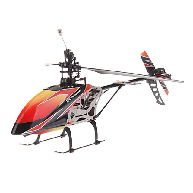  WLtoys V912 4CH escogen la lámina RC helicóptero con giroscopio (Naranja)