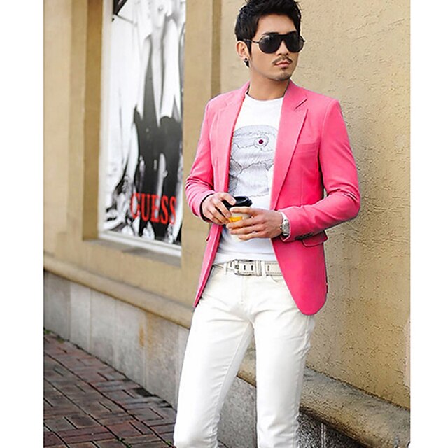  Mænds Fashion Den nye koreanske version Blazer Suit