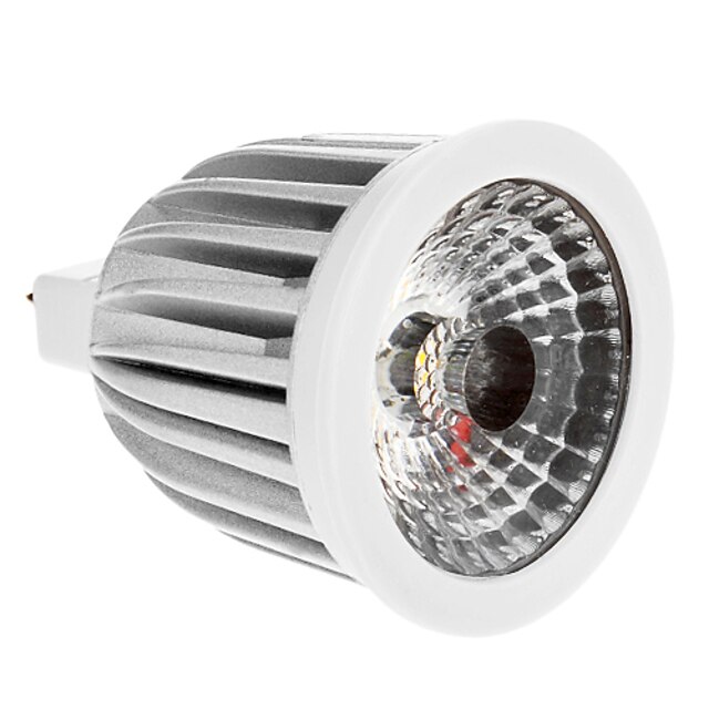  MR16 GU5.3 7W 5000K 560LM COB Sharp Antireflexní CRI> 83 Přírodní bílé světlo LED bodová žárovka (AC / DC 12V)