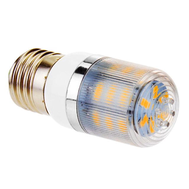  Becuri LED Corn 360 lm E26 / E27 T 24 LED-uri de margele SMD 5730 Alb Cald 220-240 V