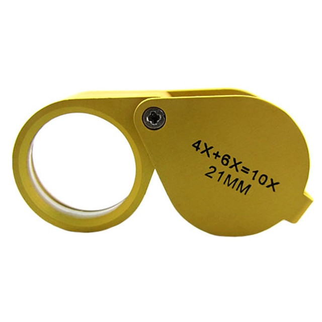  Magnifiers/Magnifier Glasses 4x+6x Metal