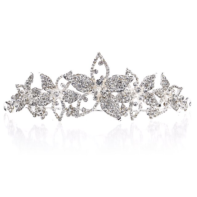  Women's Rhinestone Alloy Headpiece-Wedding Special Occasion Tiaras