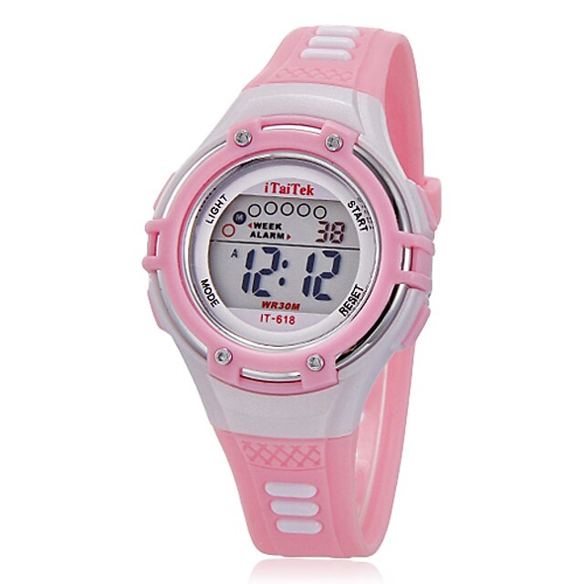  Sport Watch / Fashion Watch / Wrist Watch LCD Silicone Band Casual Black / White / Pink / One Year / Songbai CR2025