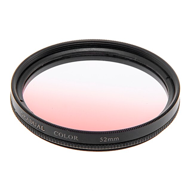  52 millimetri graduale Filter Red Film Lens (Red)
